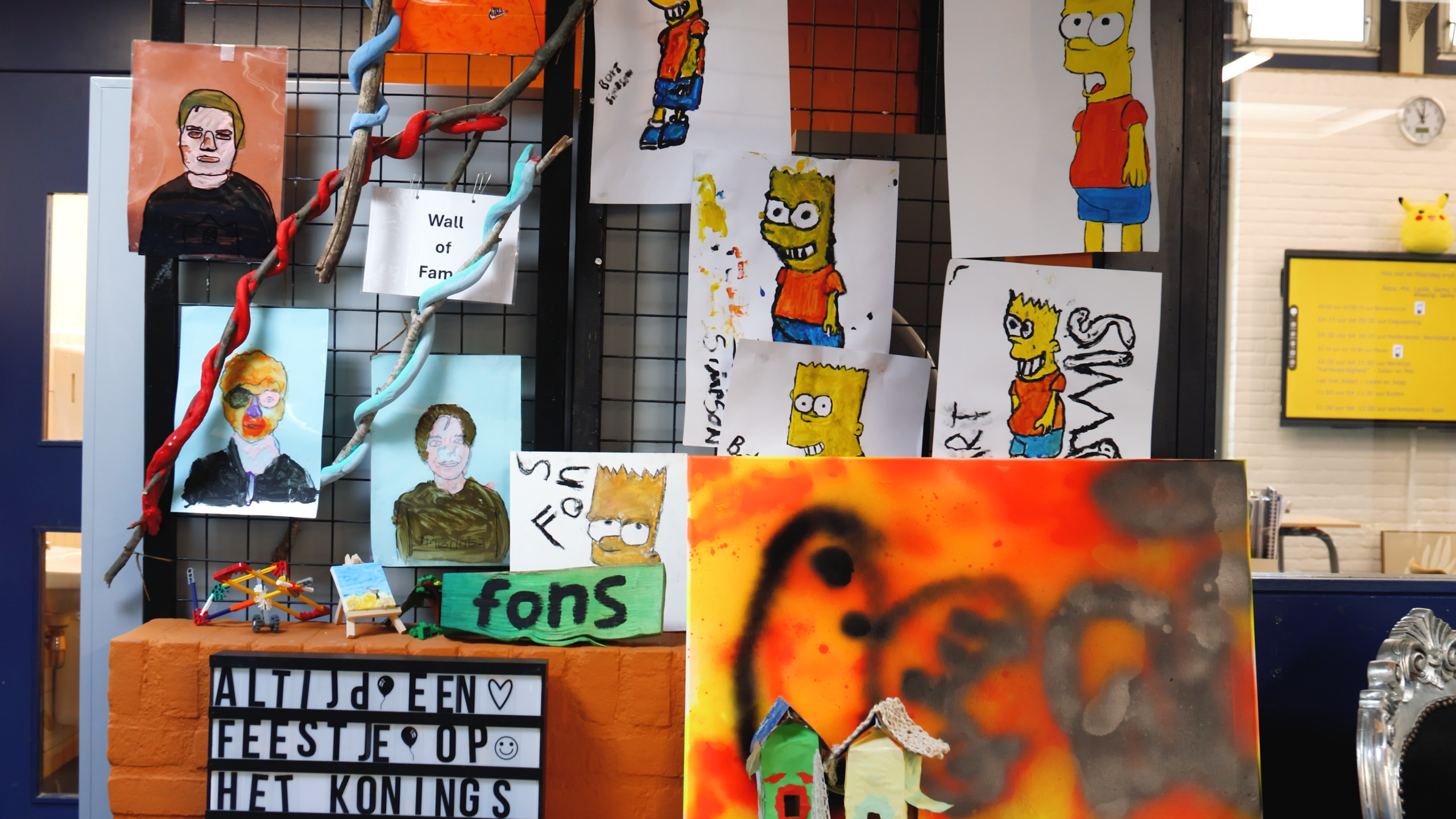 Wall of fame Een plek waar je je thuis voelt